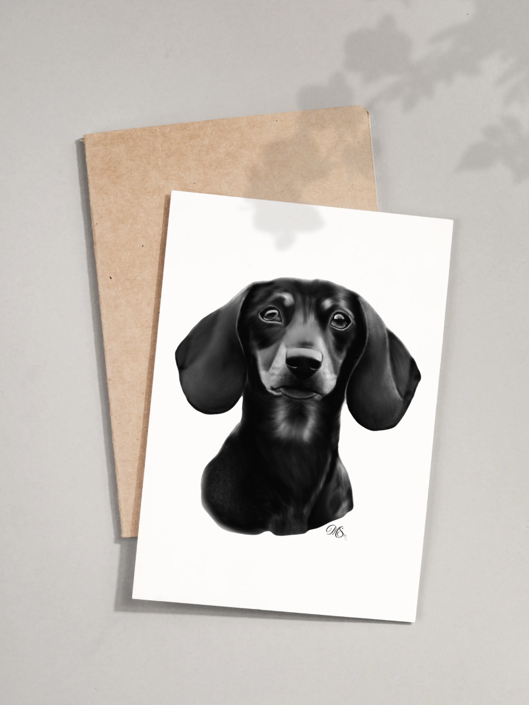 Dachshund Greeting Card
