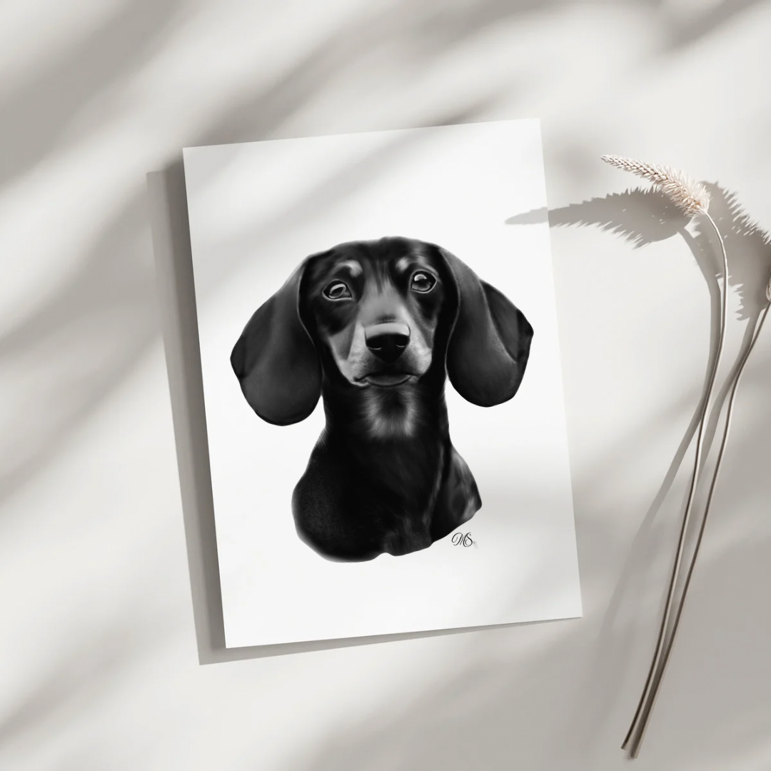 Dachshund Greeting Card (3)