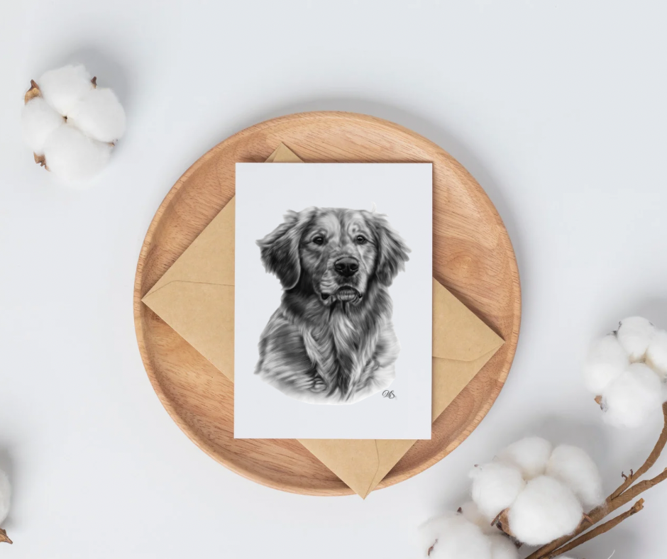 Golden Retriever Greeting Card (3)