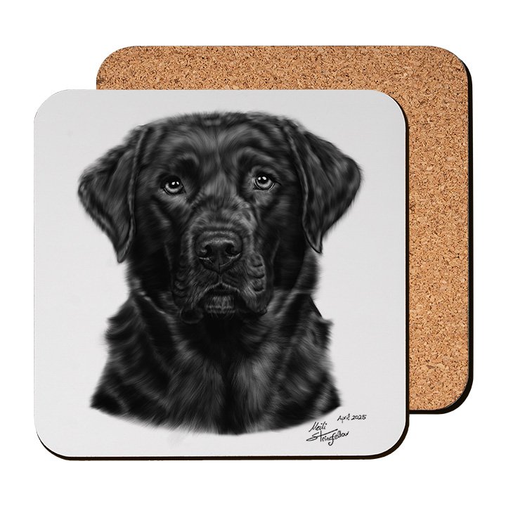 Black Labrador Retriever Coaster (3)
